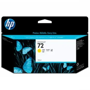 HP Originaltinte C9373A, HP 72, gelb, 130 ml, HP Designjet T1100, T770